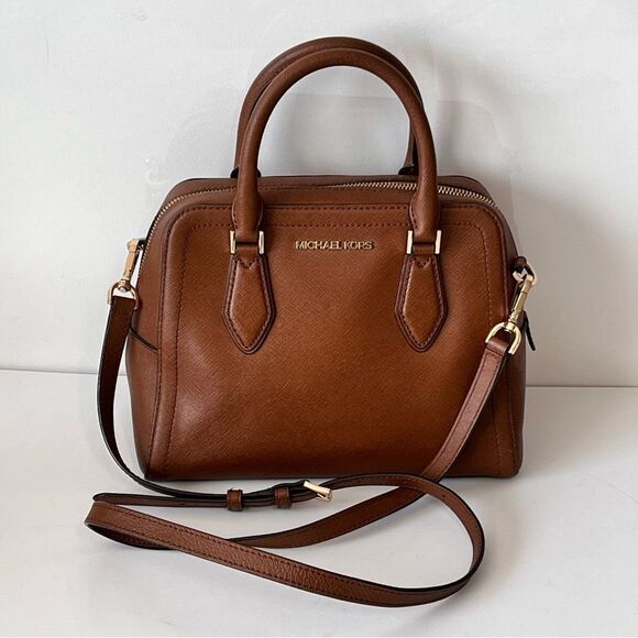 MICHAEL Michael Kors  Ayden Medium Saffiano Leather Satchel Bag - Picture 1 of 8